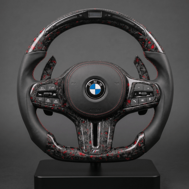 Volant en Carbone Personnalisé pour Modèles BMW