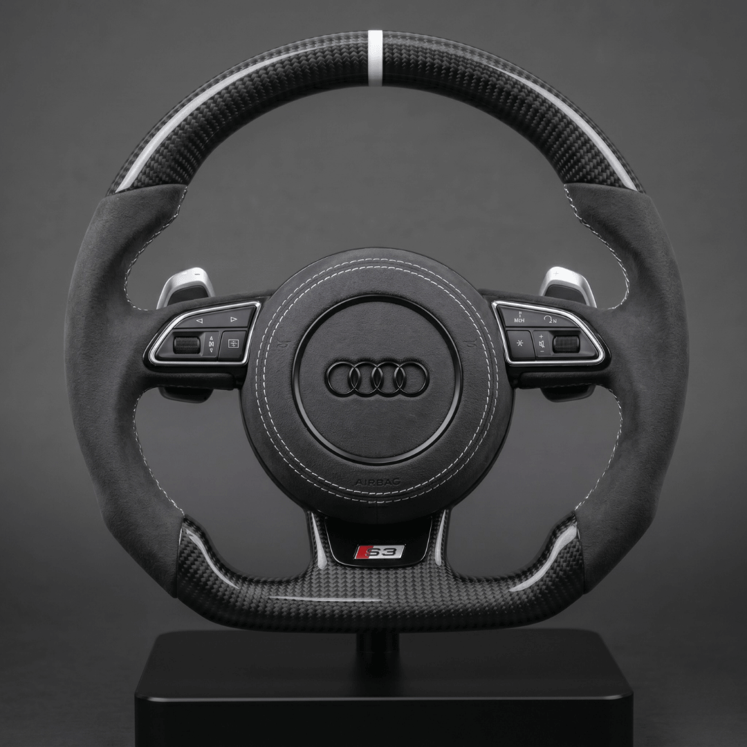 Volant en Carbone Personnalisé pour Modèles Audi