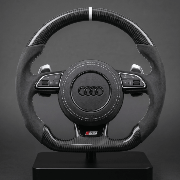 Volant en Carbone Personnalisé pour Modèles Audi