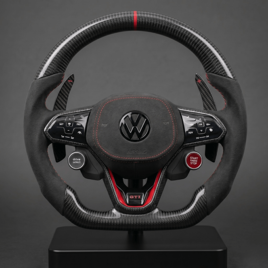 Volant en Carbone Personnalisé pour Modèles Volkswagen