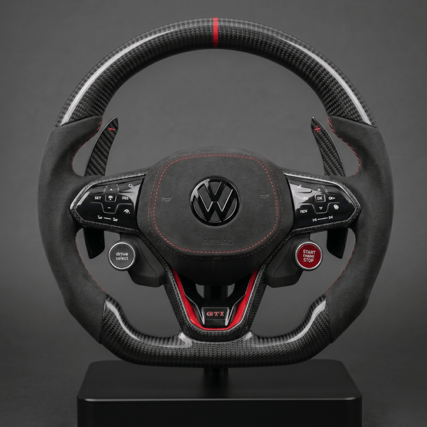 Volant en Carbone Personnalisé pour Modèles Volkswagen