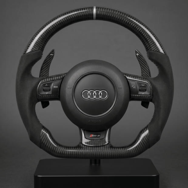 Volant en Carbone Personnalisé pour Modèles Audi