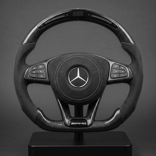 Volant en Carbone Personnalisé pour Modèles Mercedes-Benz