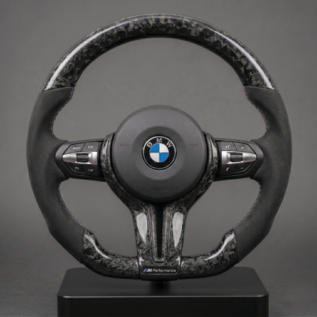 Volant en Carbone Personnalisé pour Modèles BMW