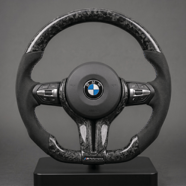 Volant en Carbone Personnalisé pour Modèles BMW