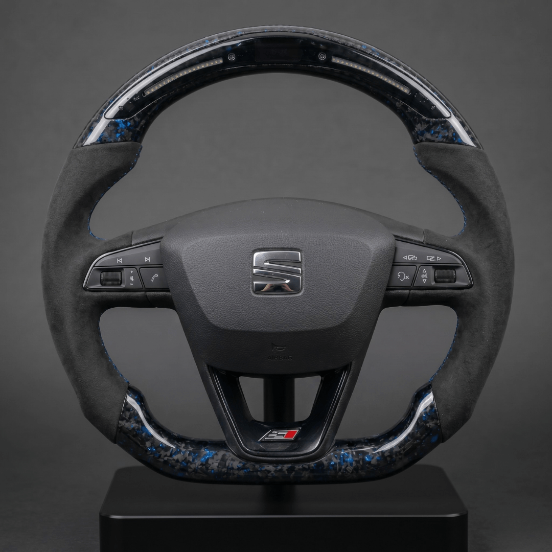Volant en Carbone Personnalisé pour Modèles SEAT et CUPRA