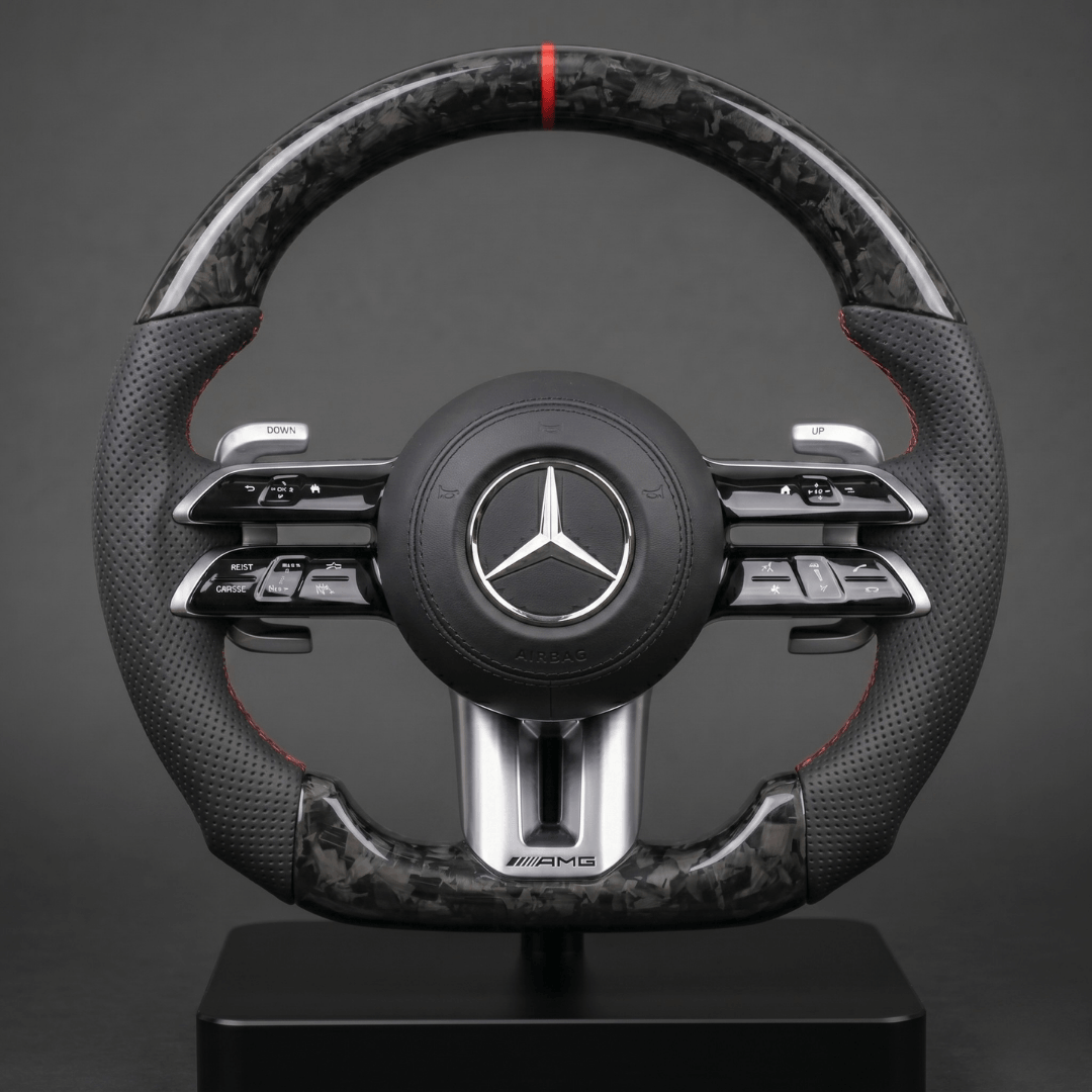 Volant en Carbone Personnalisé pour Modèles Mercedes-Benz