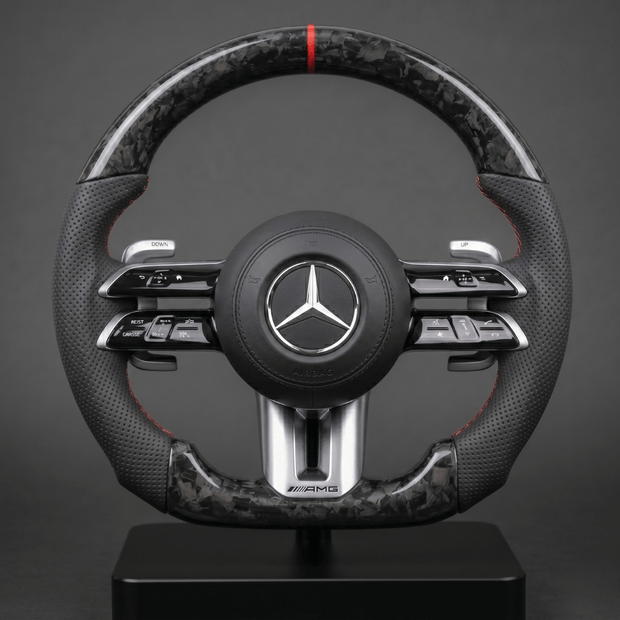 Volant en Carbone Personnalisé pour Modèles Mercedes-Benz