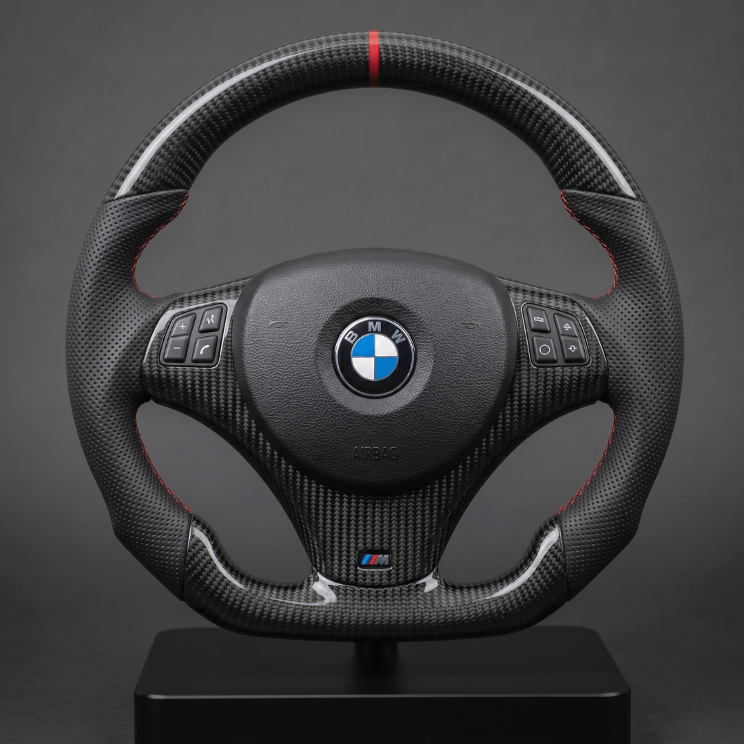 Volant en Carbone Personnalisé pour Modèles BMW