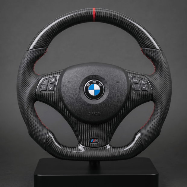 Volant en Carbone Personnalisé pour Modèles BMW