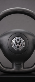 Volant en carbone sur mesure Volkswagen Golf 4 / Polo 3 (1997-2003), vue d'ensemble