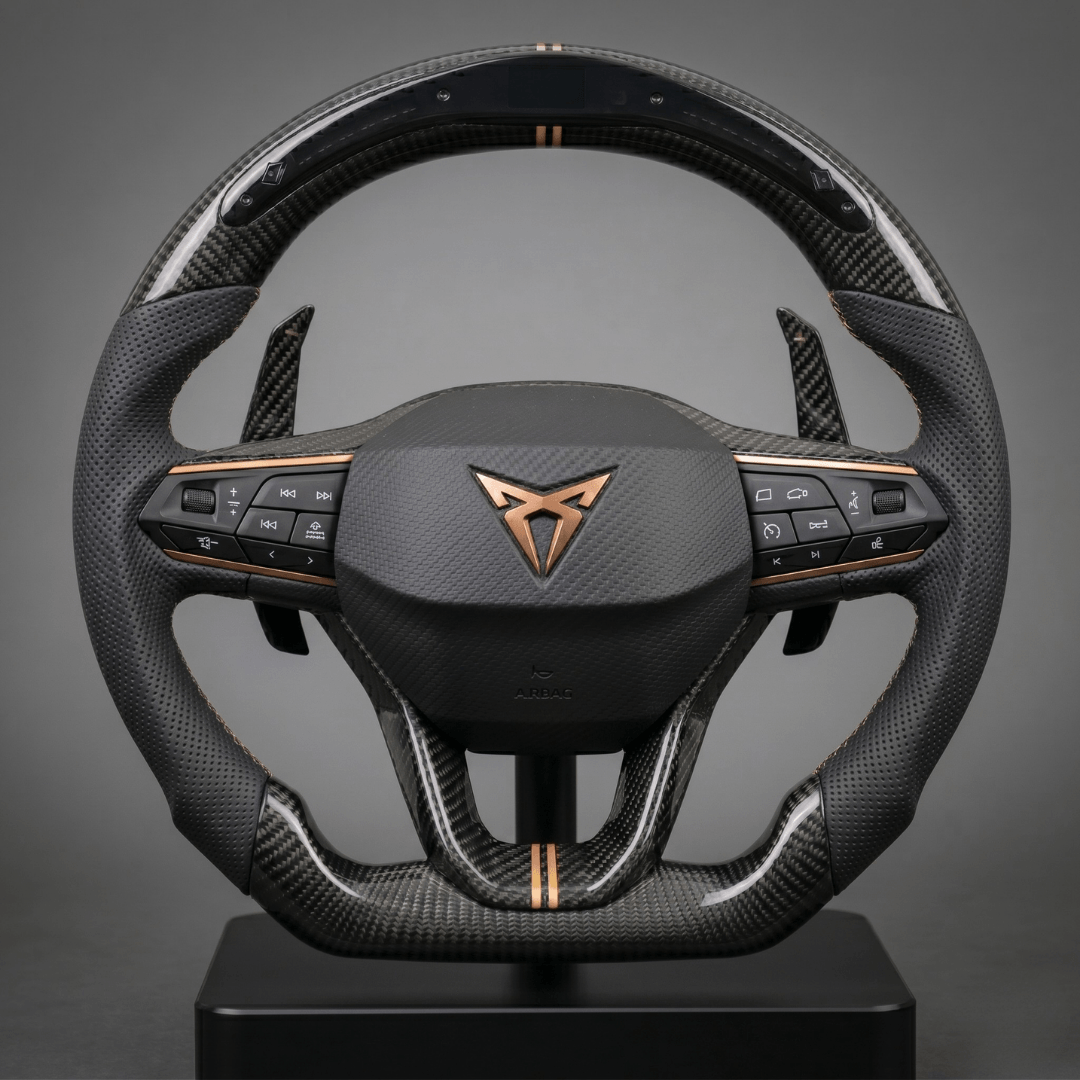 Volant en Carbone Personnalisé pour Modèles CUPRA