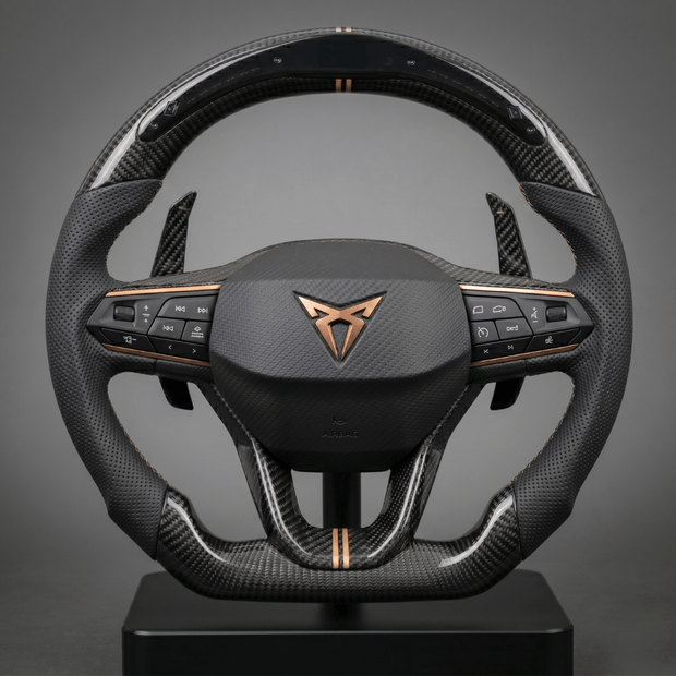 Volant en Carbone Personnalisé pour Modèles CUPRA