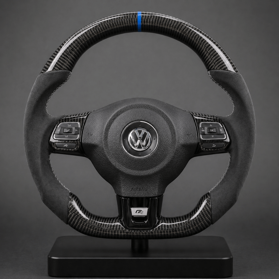 Volant en Carbone Personnalisé pour Modèles Volkswagen
