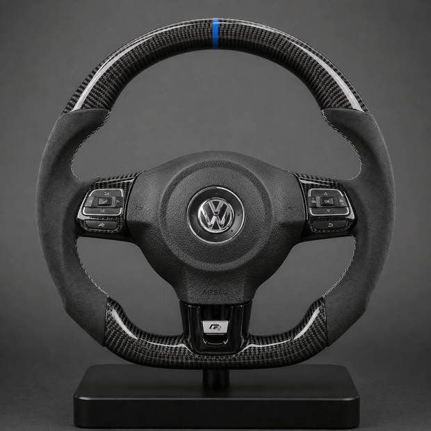 Volant en Carbone Personnalisé pour Modèles Volkswagen