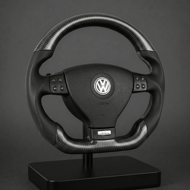 Volant en Carbone Personnalisé pour Modèles Volkswagen