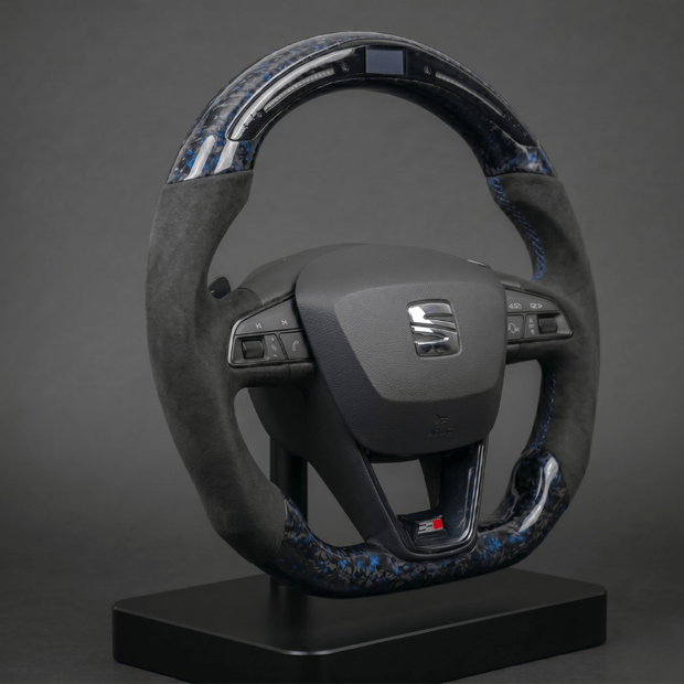 Volant en Carbone Personnalisé pour Modèles SEAT et CUPRA