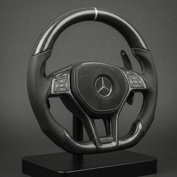 Volant en Carbone Personnalisé pour Modèles Mercedes-Benz