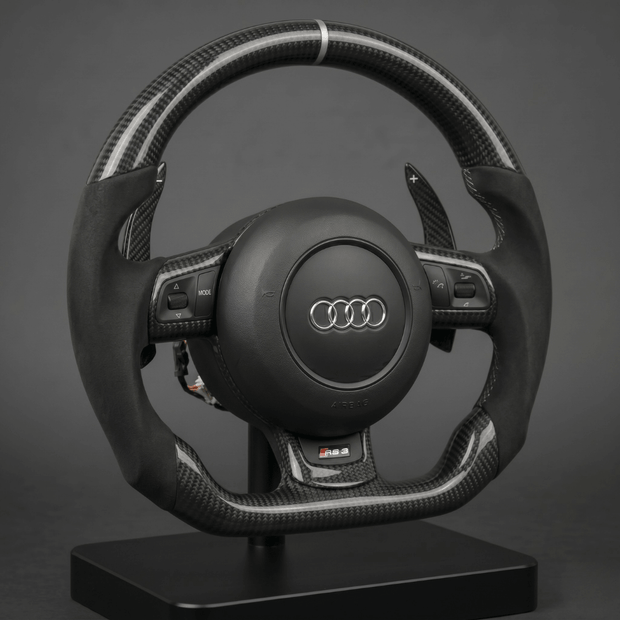 Volant en Carbone Personnalisé pour Modèles Audi