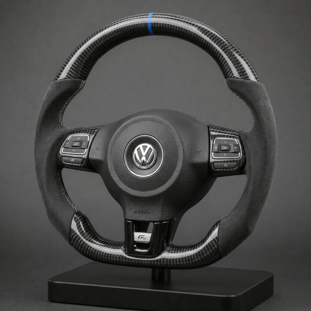 Volant en Carbone Personnalisé pour Modèles Volkswagen