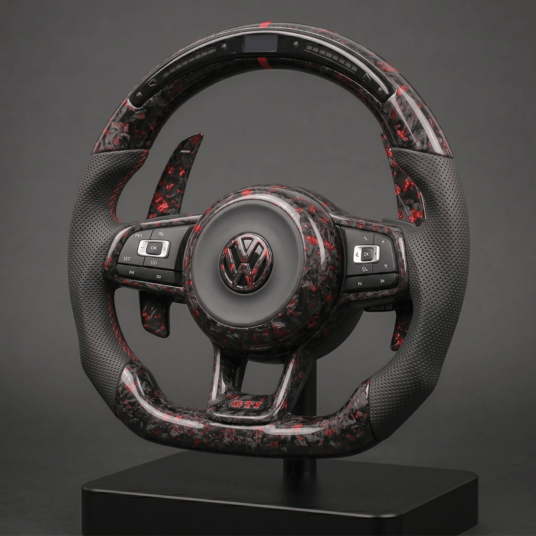 Volant en Carbone Personnalisé pour Modèles Volkswagen