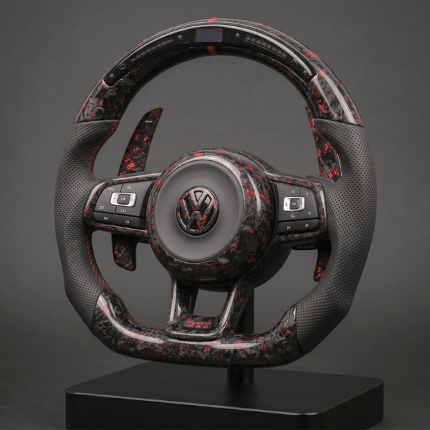 Volant en Carbone Personnalisé pour Modèles Volkswagen
