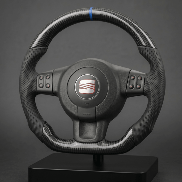 Volant en Carbone Personnalisé pour Modèles SEAT