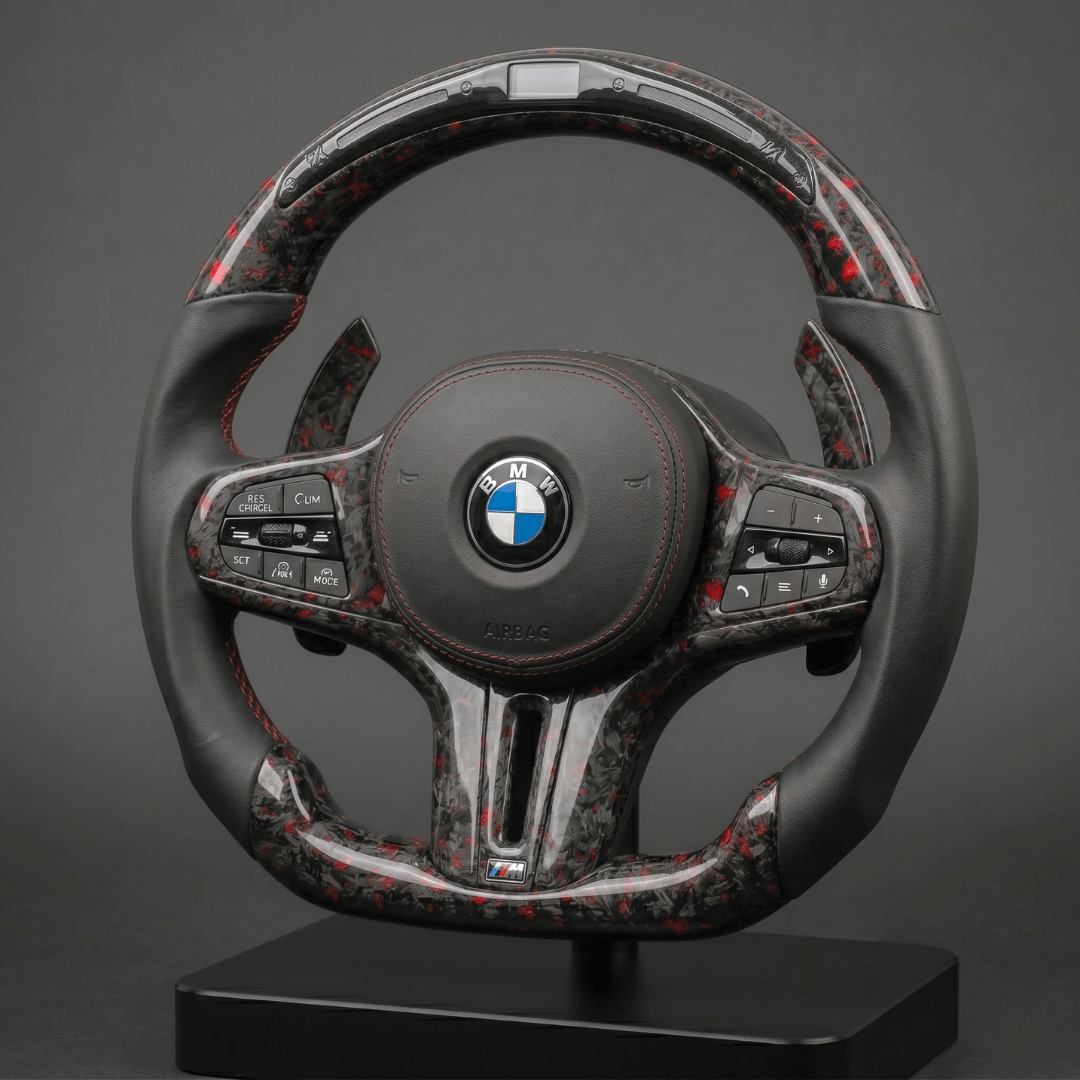 Volant en Carbone Personnalisé pour Modèles BMW