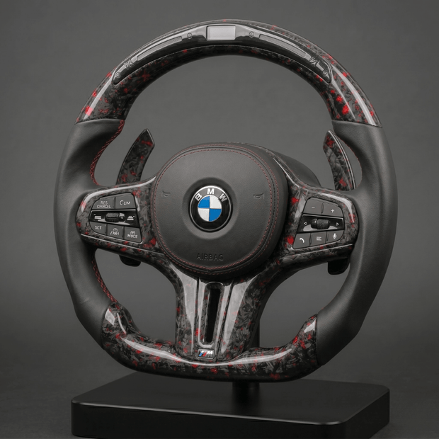 Volant en Carbone Personnalisé pour Modèles BMW