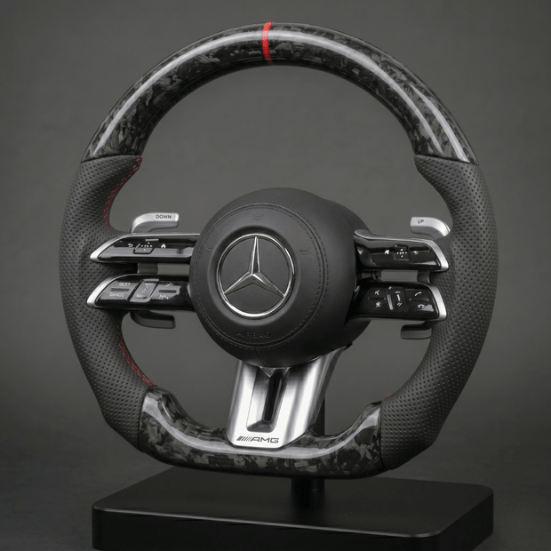 Volant en Carbone Personnalisé pour Modèles Mercedes-Benz
