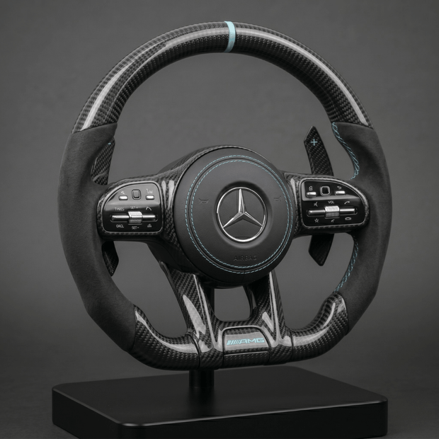 Volant en Carbone Personnalisé pour Modèles Mercedes-Benz