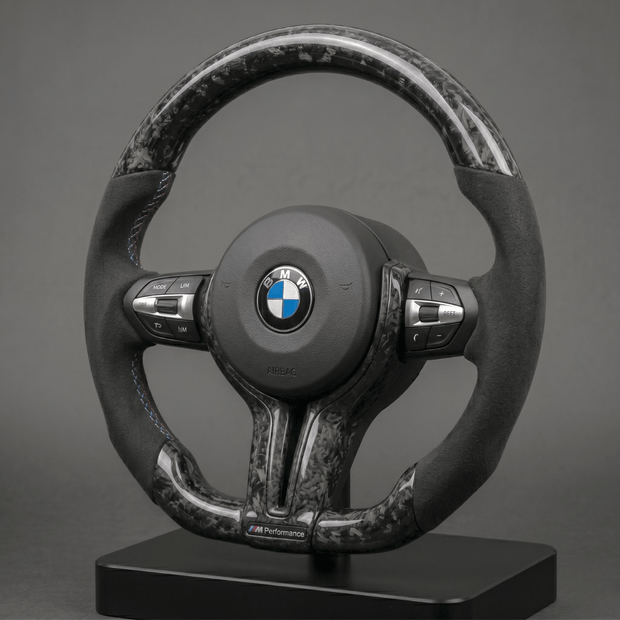 Volant en Carbone Personnalisé pour Modèles BMW
