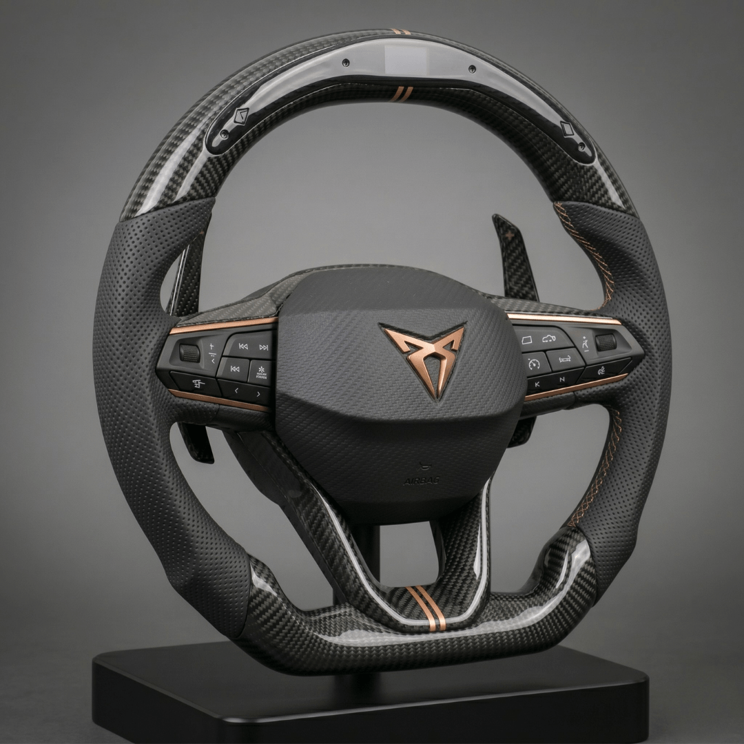 Volant en Carbone Personnalisé pour Modèles CUPRA