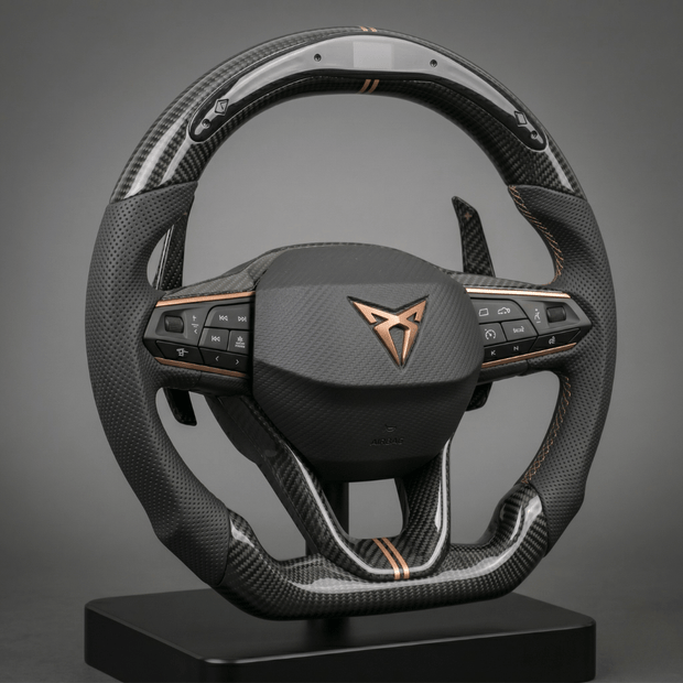 Volant en Carbone Personnalisé pour Modèles CUPRA