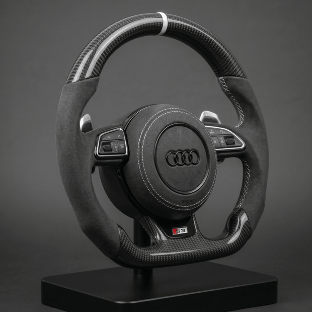 Volant en Carbone Personnalisé pour Modèles Audi
