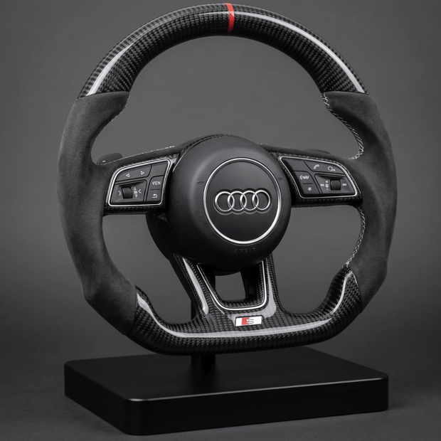 Volant en Carbone Personnalisé pour Modèles Audi