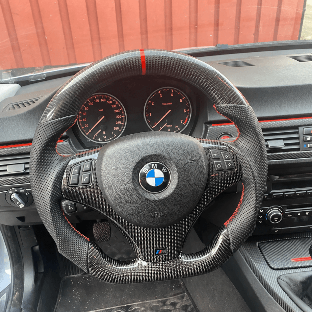 Volant en Carbone Personnalisé pour Modèles BMW