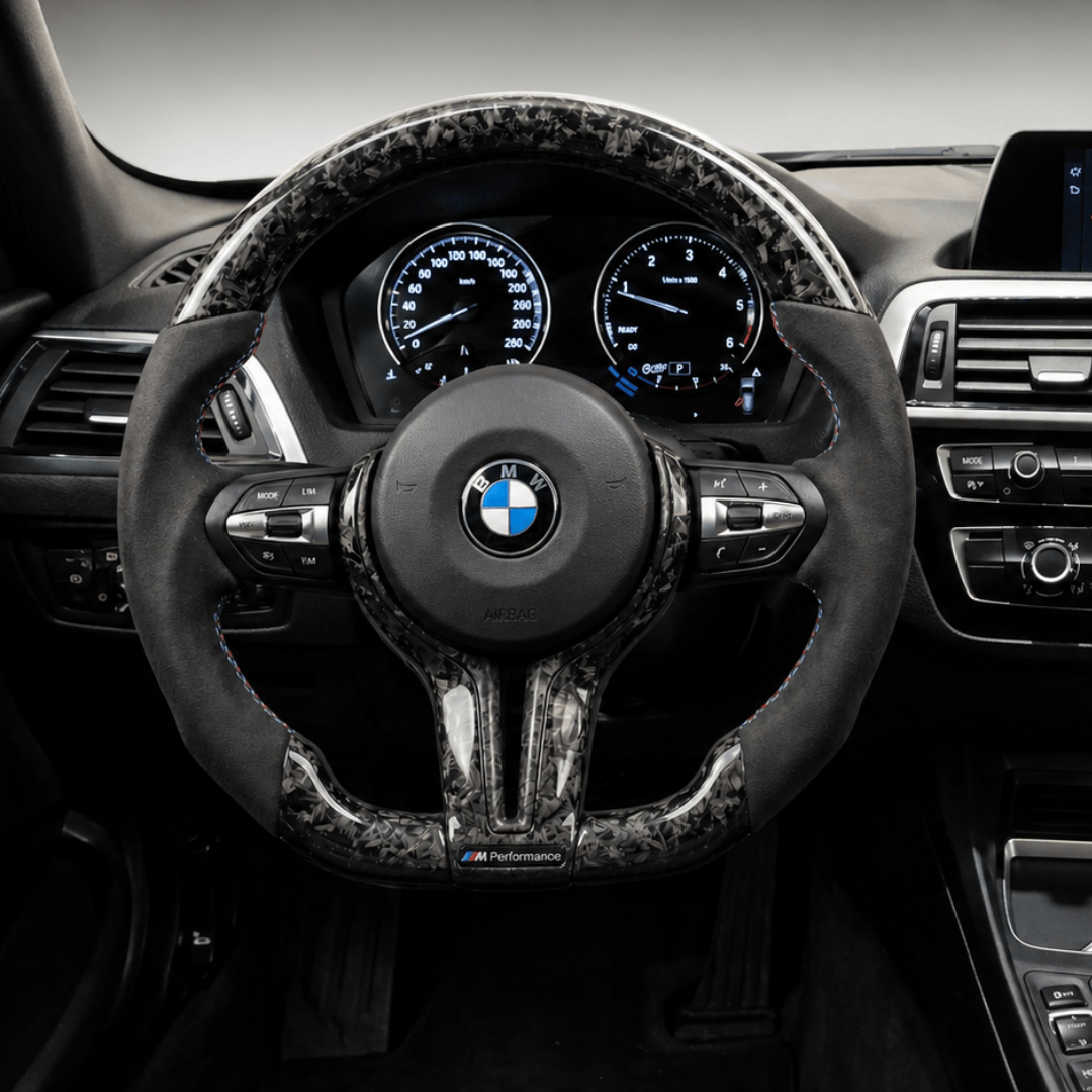 Volant en Carbone Personnalisé pour Modèles BMW