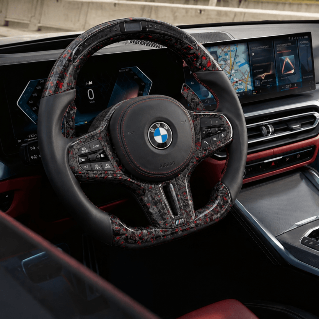 Volant en Carbone Personnalisé pour Modèles BMW