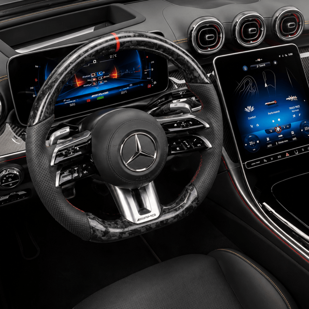 Volant en Carbone Personnalisé pour Modèles Mercedes-Benz