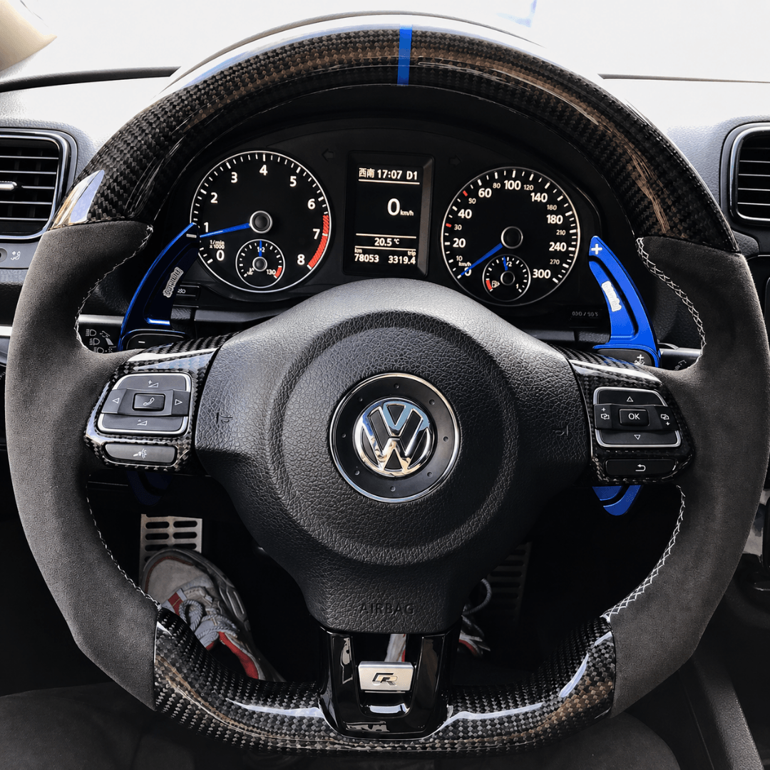 Volant en Carbone Personnalisé pour Modèles Volkswagen