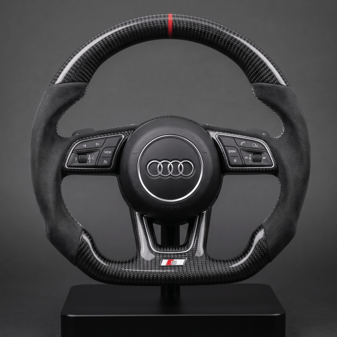 Volant en Carbone Personnalisé pour Modèles Audi
