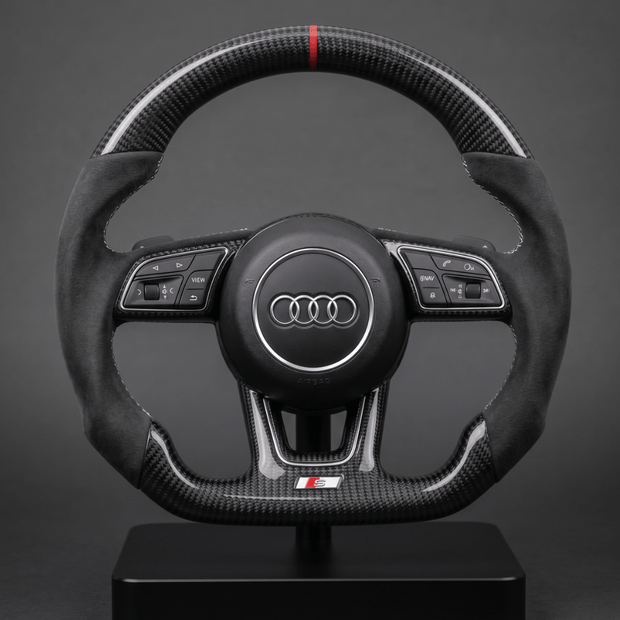 Volant en Carbone Personnalisé pour Modèles Audi