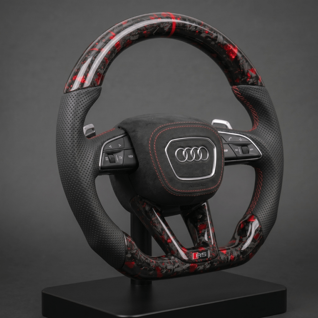 Volant en Carbone Personnalisé pour Modèles Audi