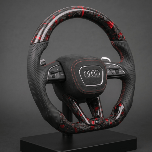Volant en Carbone Personnalisé pour Modèles Audi