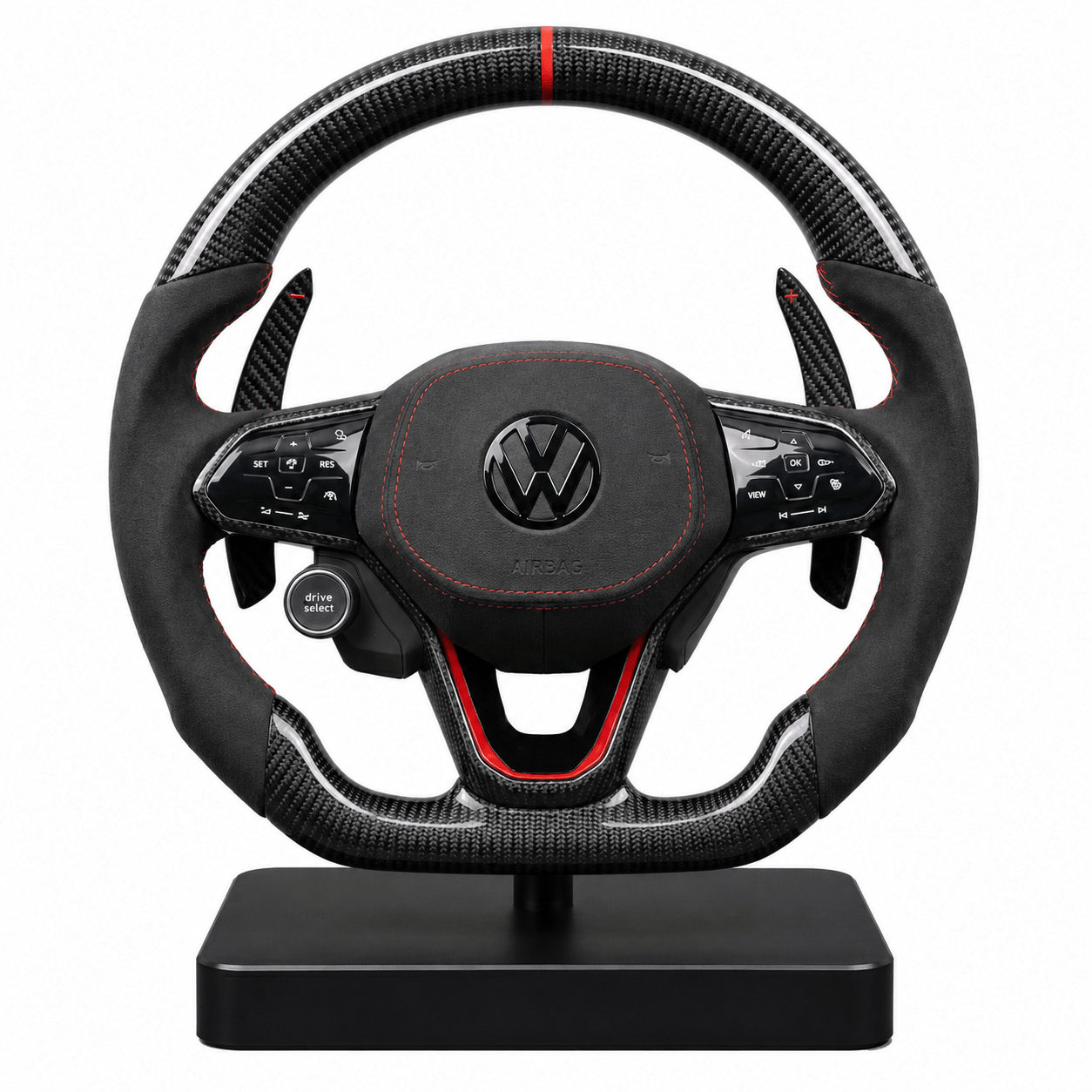 Volant en Carbone Personnalisé pour Modèles Volkswagen