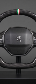 Carbon stuurwiel op maat Peugeot 208 / 308 / 508 / 2008 / 3008 / 5008 (2018-2026), overzicht