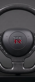 Volante de carbono sob medida Nissan GT-R R35 (2007-2016), vista geral
