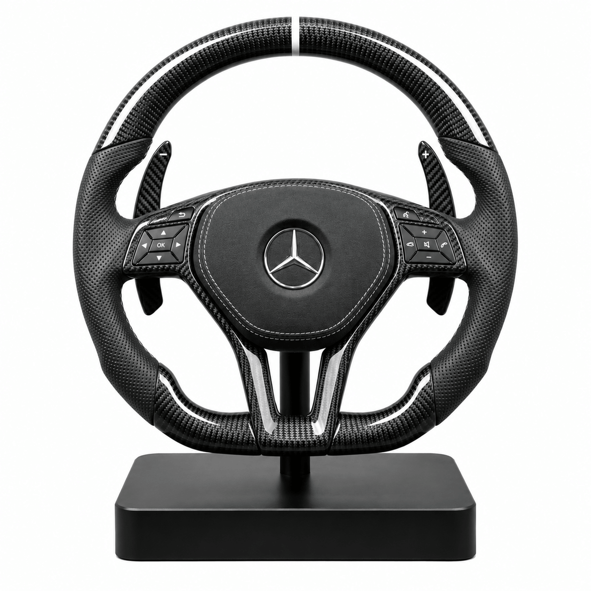 Volant en Carbone Personnalisé pour Modèles Mercedes-Benz