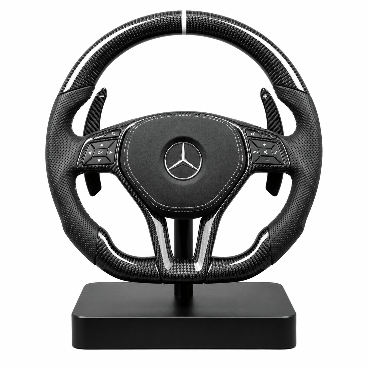 Volant en Carbone Personnalisé pour Modèles Mercedes-Benz